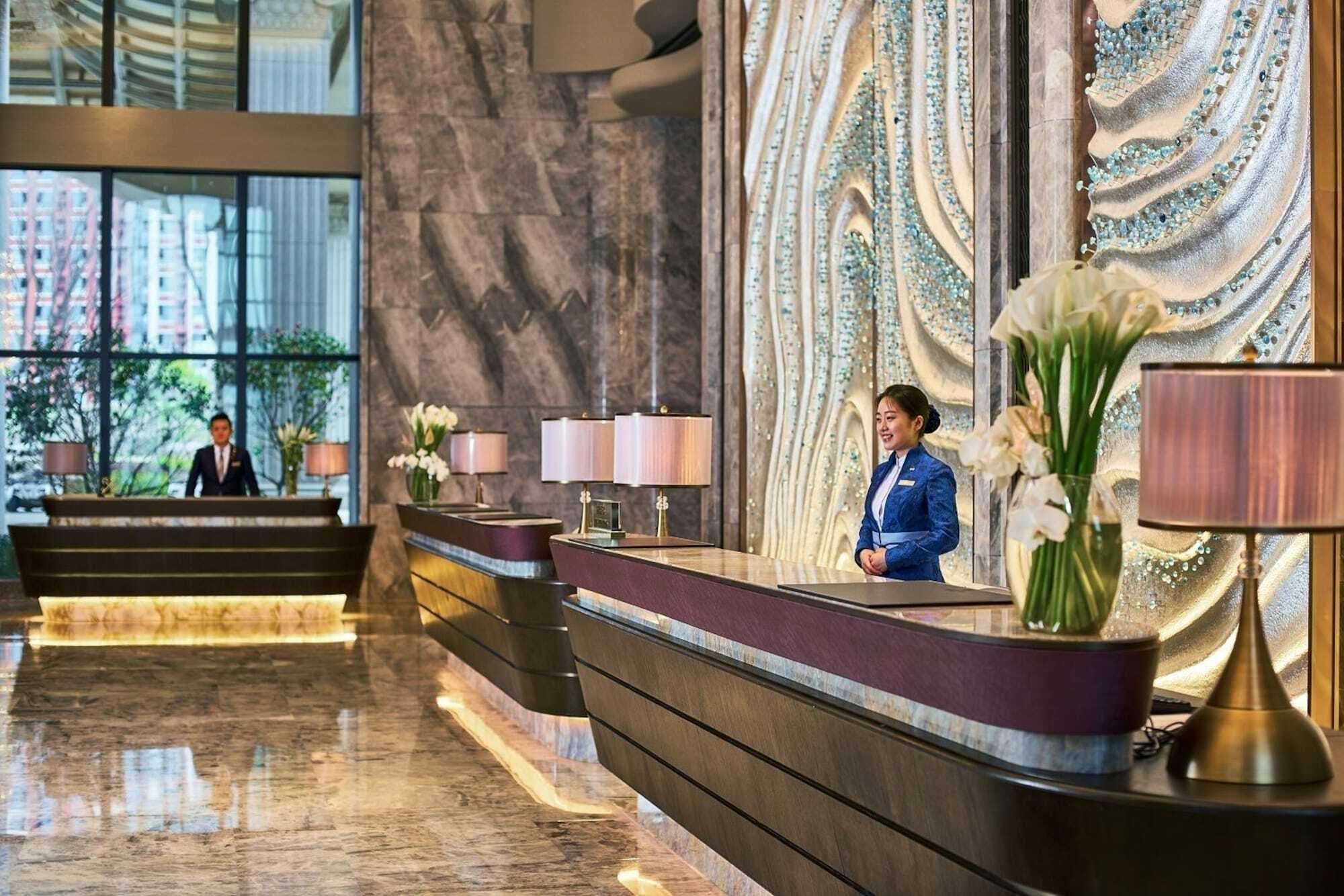 Wanda Realm Qingdao Movie Metropolis Hotel Exterior foto