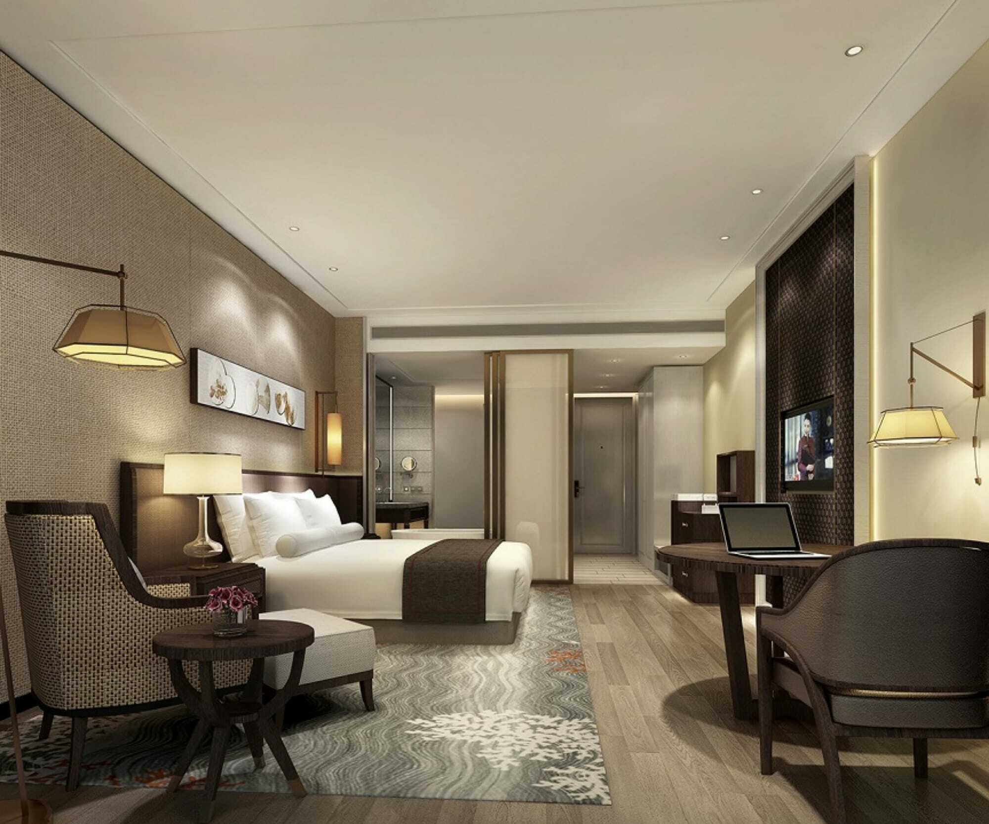 Wanda Realm Qingdao Movie Metropolis Hotel Exterior foto
