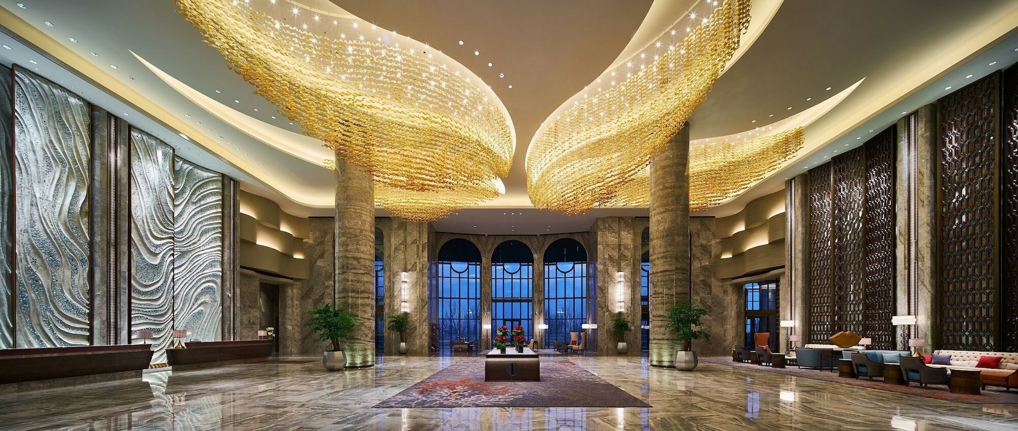 Wanda Realm Qingdao Movie Metropolis Hotel Exterior foto